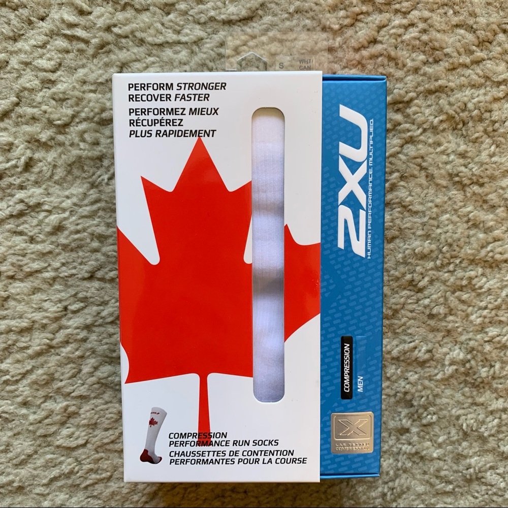 NWT Men's 2xu Compression Performance Run Socks - Compression Socks - Picture 3 of 6